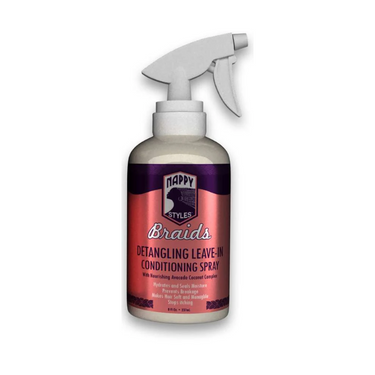 Nappy Styles Braids Detangling Leave-In Conditioning Spray – 8 oz - ANNS BEAUTY SUPPLY